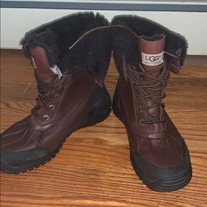 Ugg snow/rain boots with fur